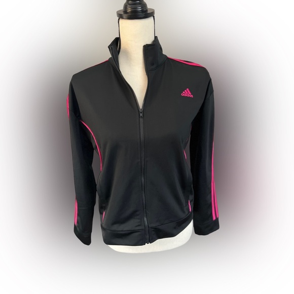 adidas Other - NWT - Adidas - Girls Full Zip Striped Track Jacket